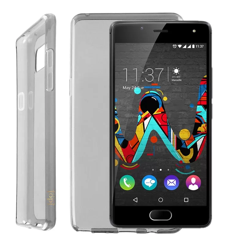 IDOL 1991 AIR SLIM TPU ΘΗΚΗ WIKO UFEEL 5.0in ΔΙΑΦΑΝΗ ΓΚΡΙ
