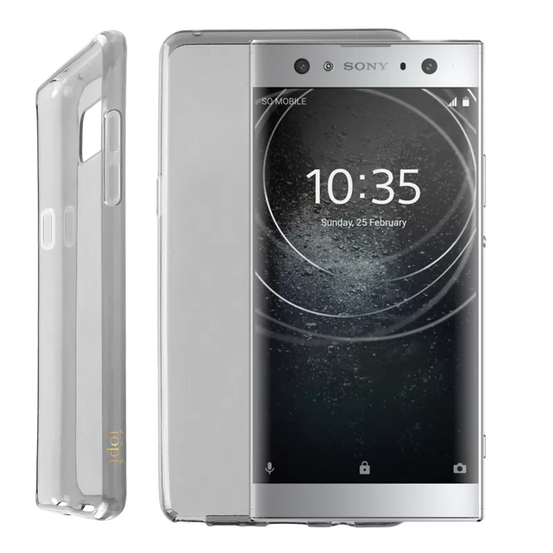 IDOL 1991 AIR SLIM TPU ΘΗΚΗ SONY XPERIA XA2 ULTRA 6.0in ΔΙΑΦΑΝΗ ΓΚΡΙ