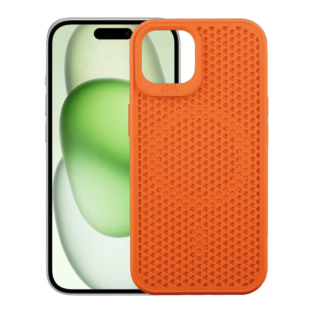 IDOL 1991 MAG AIR TPU ΘΗΚΗ IPHONE 15 6.1in MAGSAFE CAMERA GUARD ORANGE