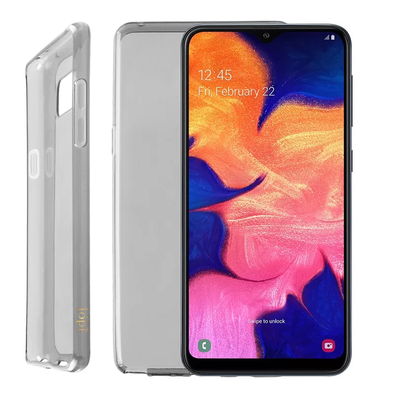 IDOL 1991 AIR SLIM TPU ΘΗΚΗ SAMSUNG A10 2019 A105 6.2in ΔΙΑΦΑΝΗ ΓΚΡΙ