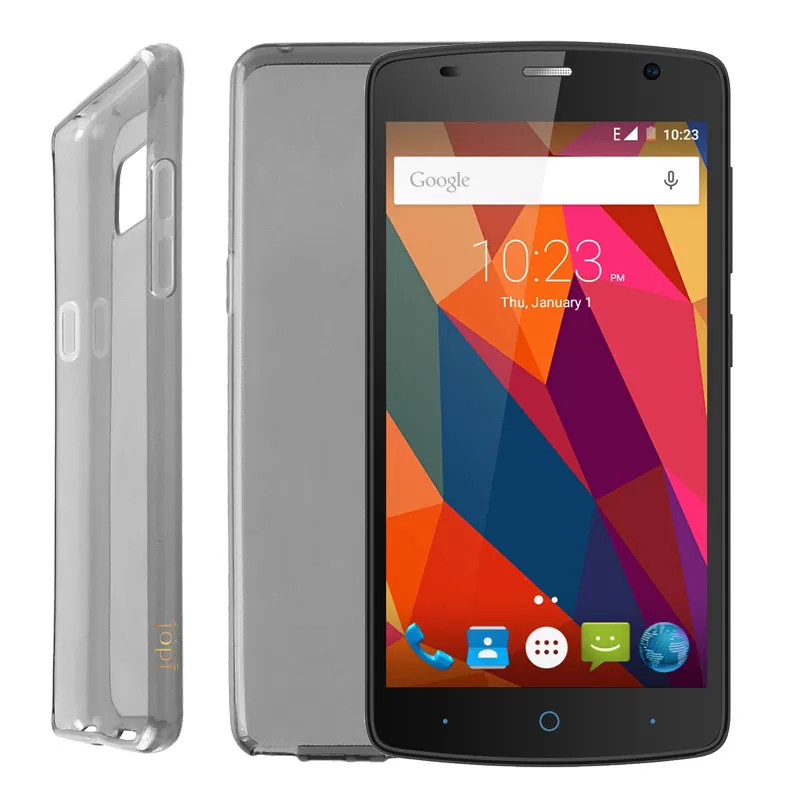 IDOL 1991 AIR SLIM TPU ΘΗΚΗ ZTE BLADE L5 5.0in ΔΙΑΦΑΝΗ ΓΚΡΙ