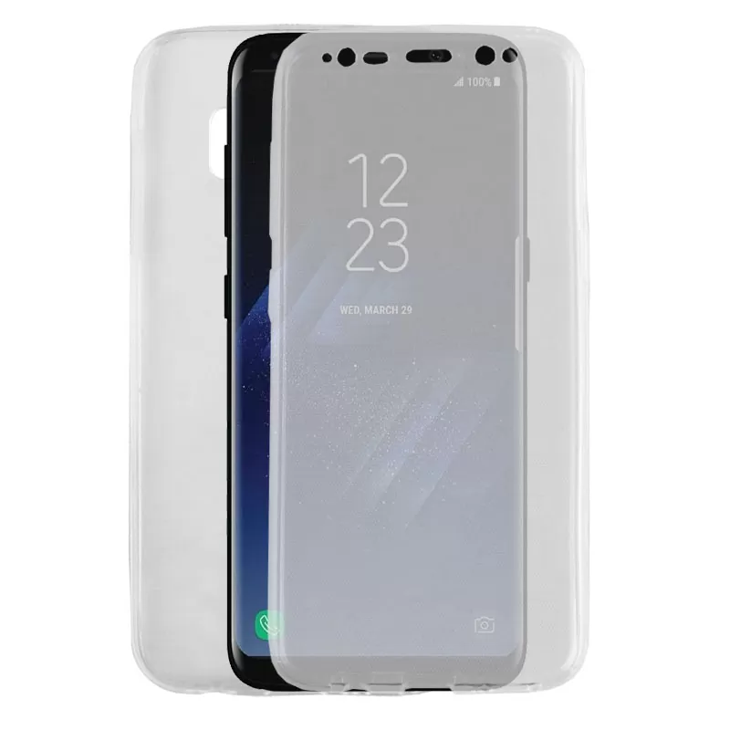 IDOL 1991 AIR SLIM DUO TPU ΘΗΚΗ SAMSUNG S8 PLUS G955 6.2in  ΔΙΑΦΑΝΗ