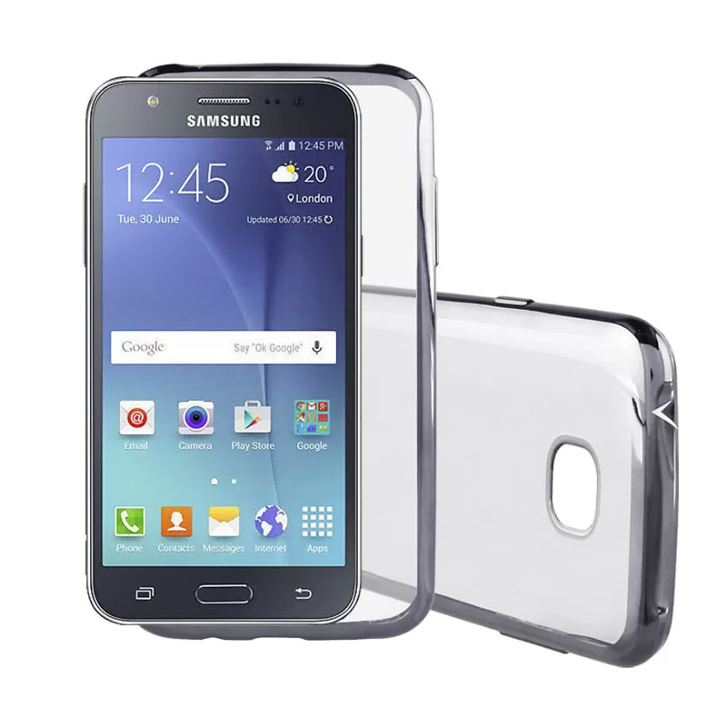VOLTE-TEL ELECTROPLATING ΘΗΚΗ SAMSUNG J5 J500 FACEPLATE  GREY