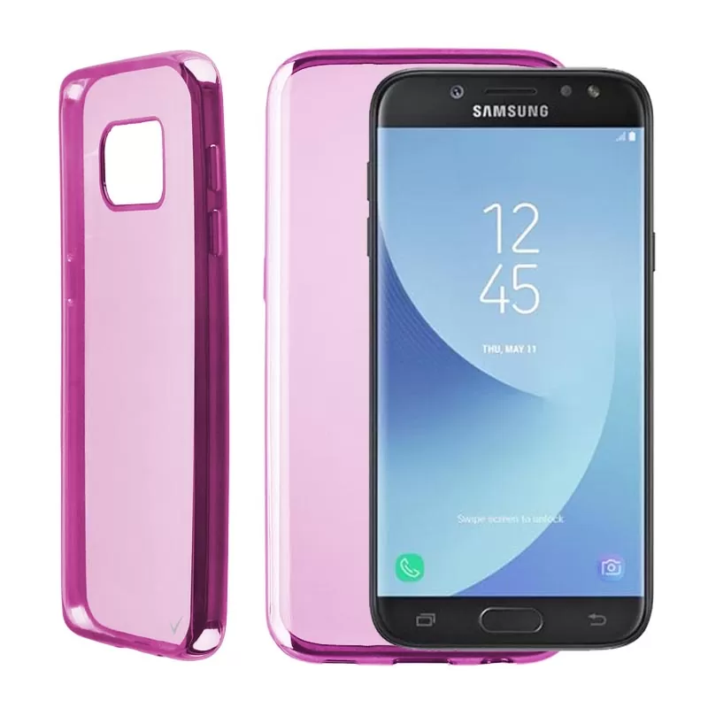 VOLTE-TEL ELECTROPLATING ΘΗΚΗ SAMSUNG J5 2017 J530 FACEPLATE  FUCHSIA