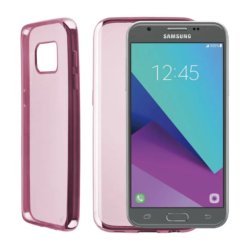 VOLTE-TEL ELECTROPLATING ΘΗΚΗ SAMSUNG J3 2017 J330 FACEPLATE  FUCHSIA