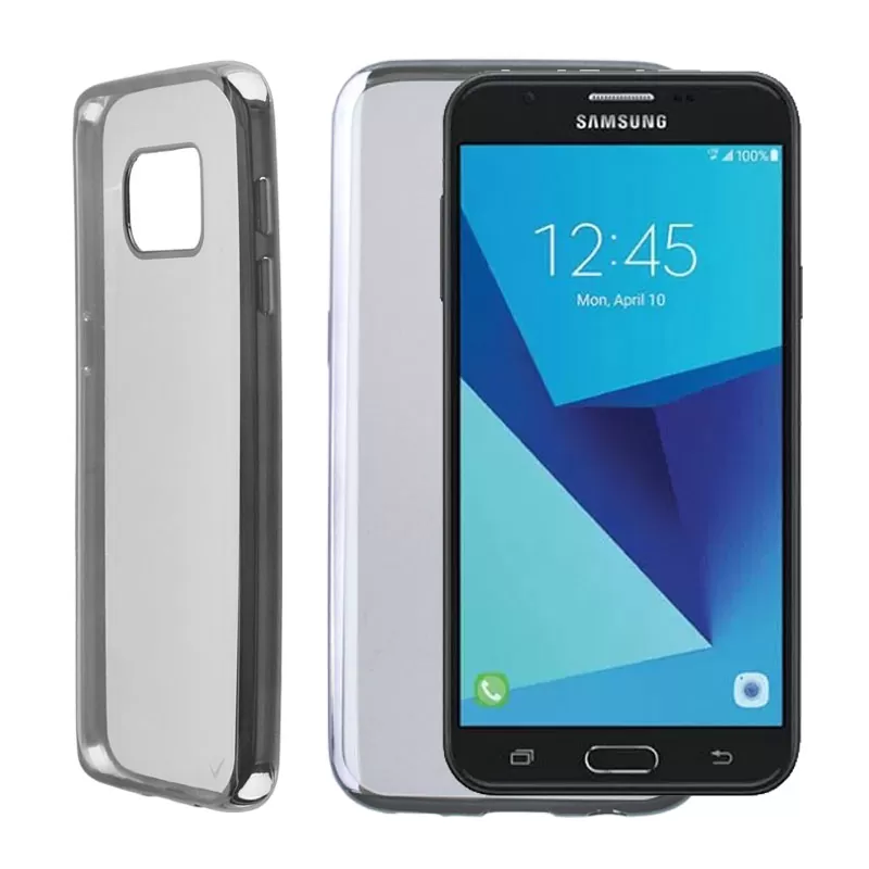 VOLTE-TEL ELECTROPLATING ΘΗΚΗ SAMSUNG J7 2017 J730 FACEPLATE  GREY