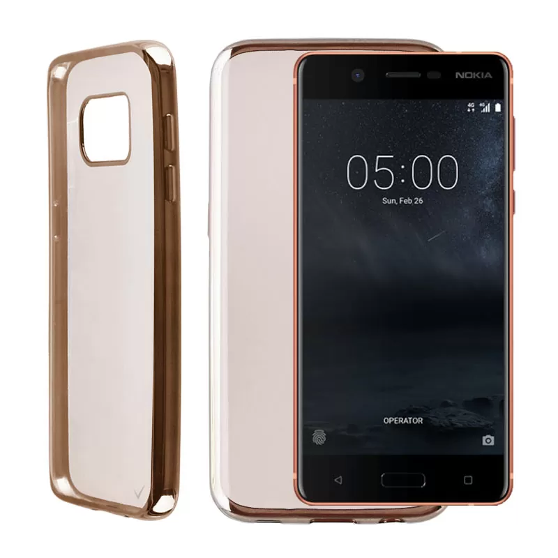 VOLTE-TEL ELECTROPLATING ΘΗΚΗ NOKIA 5 5.2" FACEPLATE  GOLD