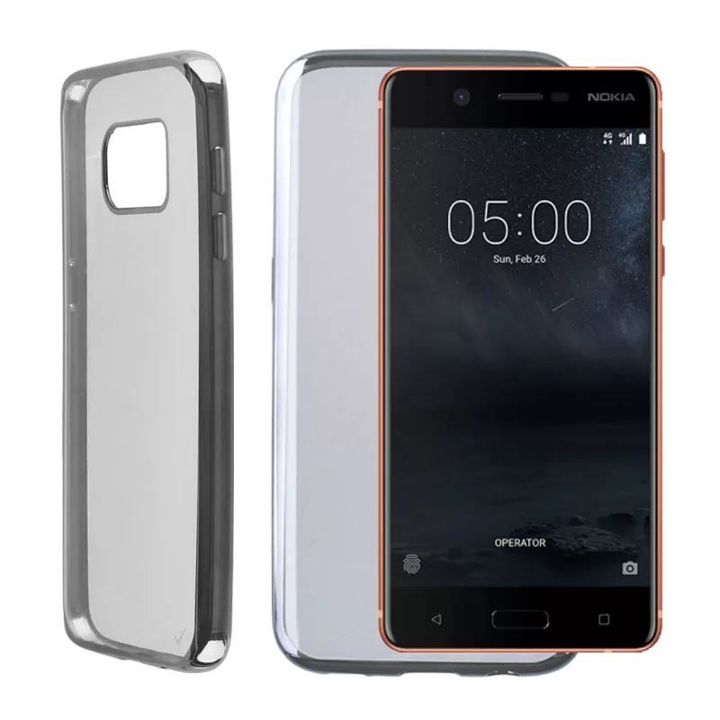 VOLTE-TEL ELECTROPLATING ΘΗΚΗ NOKIA 5 5.2" FACEPLATE  GREY