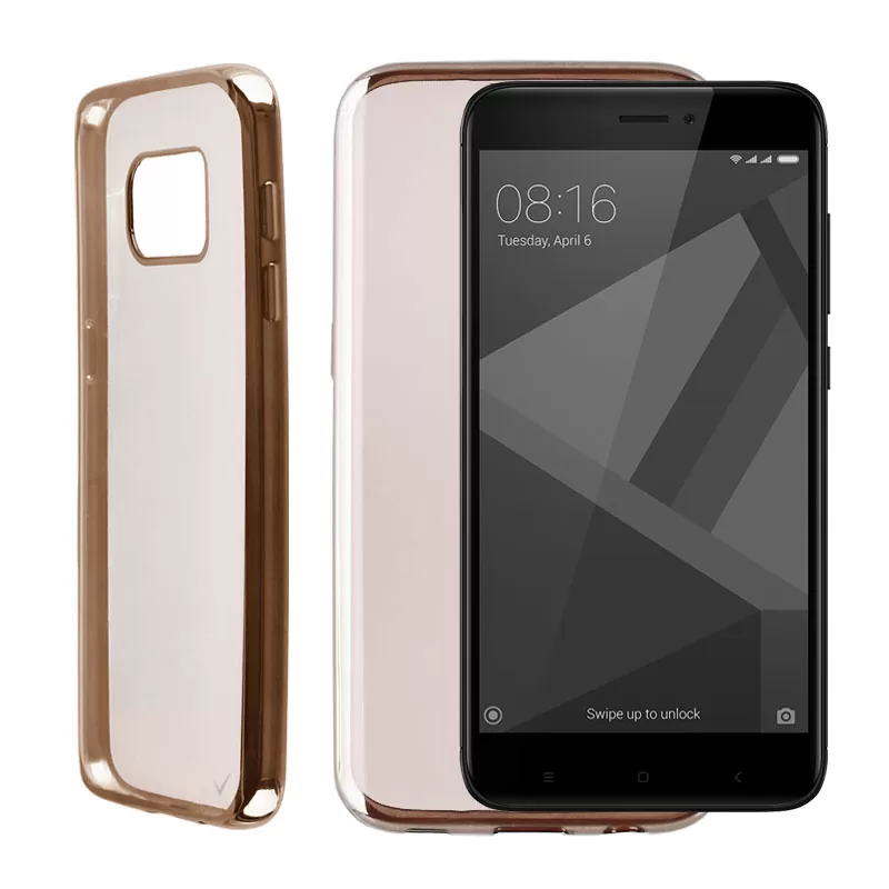 VOLTE-TEL ELECTROPLATING ΘΗΚΗ XIAOMI REDMI 4X 5.0" FACEPLATE  GOLD