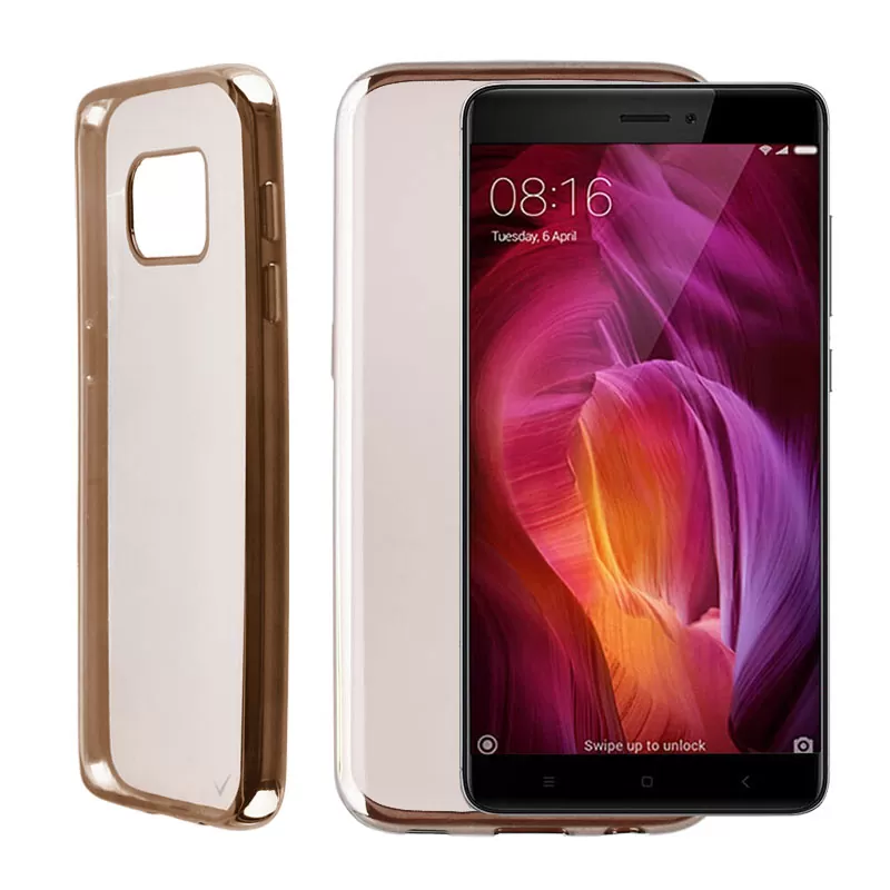 VOLTE-TEL ELECTROPLATING ΘΗΚΗ XIAOMI REDMI NOTE 4X 5.5" FACEPLATE  GOLD