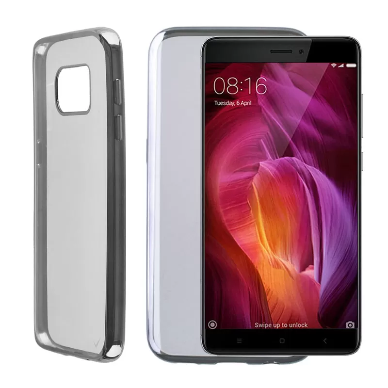 VOLTE-TEL ELECTROPLATING ΘΗΚΗ XIAOMI REDMI NOTE 4X 5.5" FACEPLATE  GREY