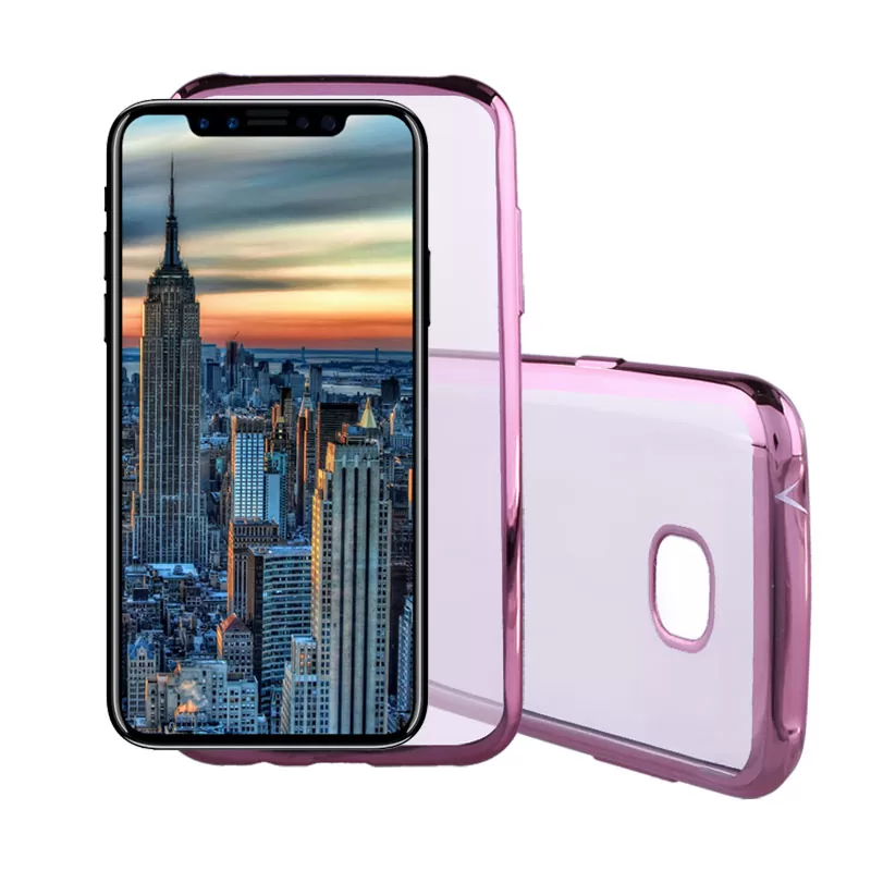 VOLTE-TEL ELECTROPLATING ΘΗΚΗ IPHONE XS/X 5.8" FACEPLATE  ROSE-GOLD