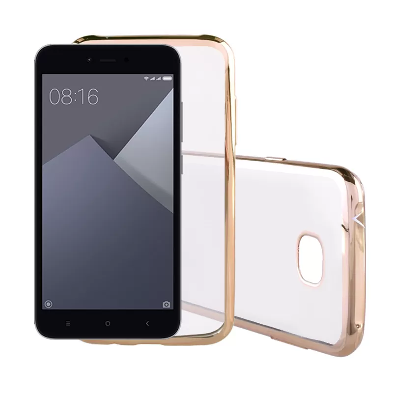 VOLTE-TEL ELECTROPLATING ΘΗΚΗ XIAOMI REDMI NOTE 5A 5.5" FACEPLATE  GOLD
