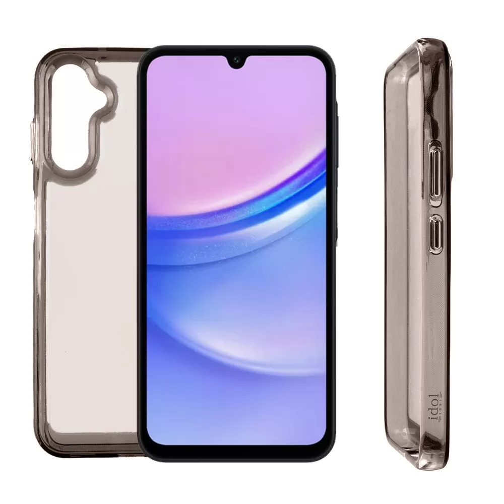 IDOL 1991 CRISTALYTE TPU ΘΗΚΗ SAMSUNG A15 4G A155/A15 5G A156 6.4in CAMERA GUARD ΔΙΑΦΑΝΗ ΓΚΡΙ