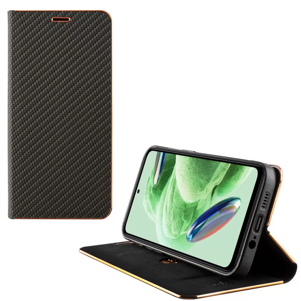 IDOL 1991 ELITE PRO ΘΗΚΗ XIAOMI REDMI NOTE 12 5G 6.67in ANTI-RFID BOOK STAND BLACK