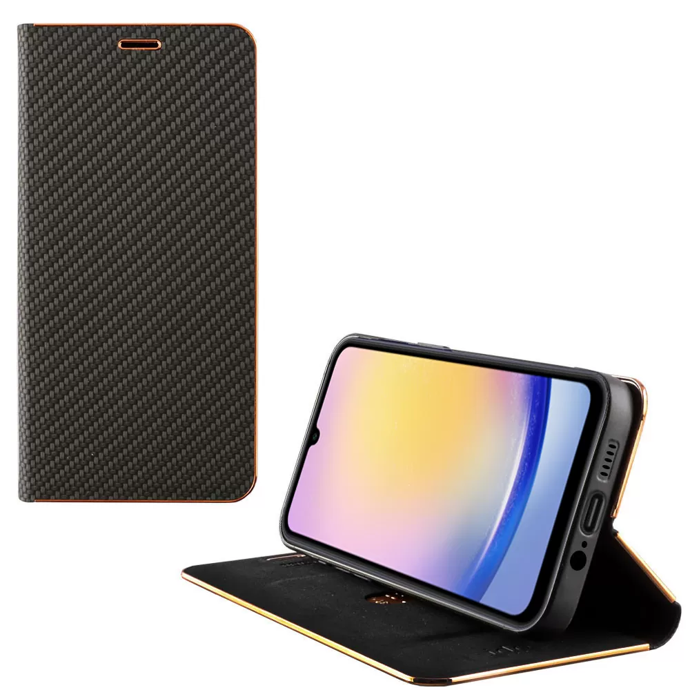 IDOL 1991 ELITE PRO ΘΗΚΗ SAMSUNG A25 5G A256 6.5in  ANTI-RFID BOOK STAND BLACK