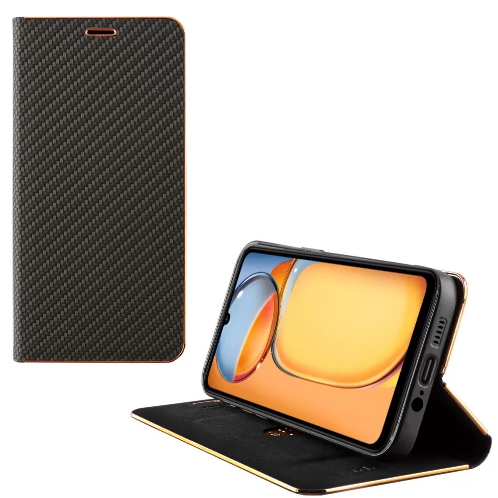 IDOL 1991 ELITE PRO ΘΗΚΗ XIAOMI REDMI 13C 4G/5G 6.74in  ANTI-RFID BOOK STAND BLACK