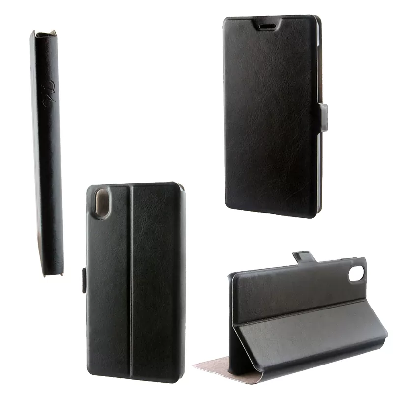 VOLTE-TL PU ΘΗΚΗ LENOVO P70 5.0in LEATHER BOOK-STAND BLACK