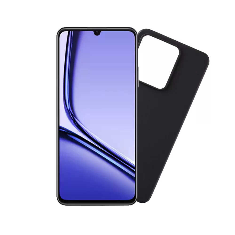 VOLTE-TEL SILICON TPU ΘΗΚΗ REALME NOTE 50 6.74in  CAMERA GUARD BLACK