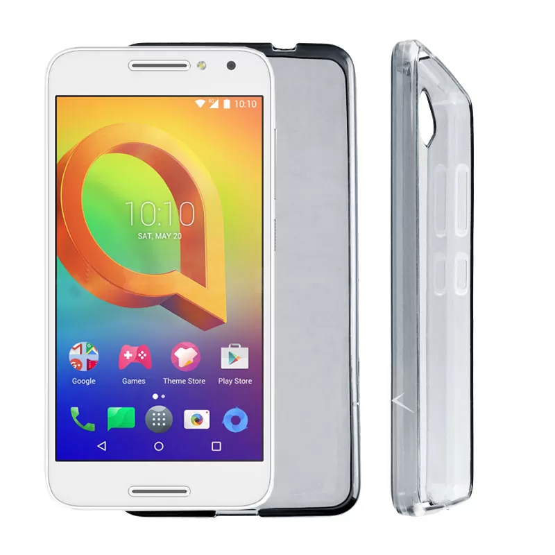 VOLTE-TEL SLIMCOLOR TPU ΘΗΚΗ ALCATEL SLIMCOLOR TPU A3 5.0in ΔΙΑΦΑΝΗ ΓΚΡΙ