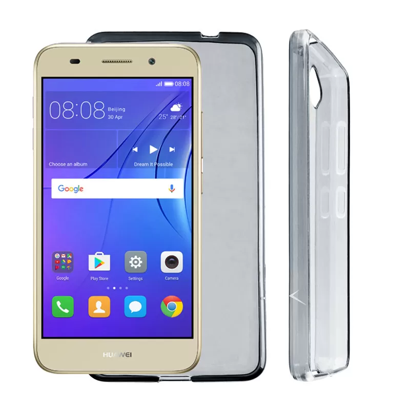 VOLTE-TEL SLIMCOLOR TPU ΘΗΚΗ HUAWEI Y3 2017/Y3 2018 5.0in ΔΙΑΦΑΝΗ ΓΚΡΙ