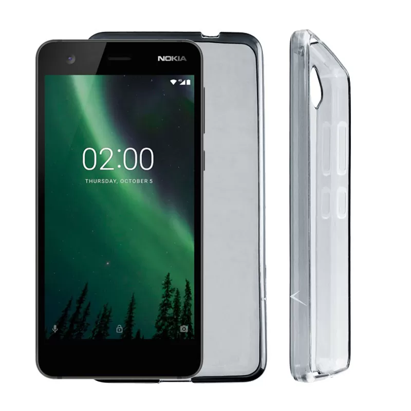 VOLTE-TEL SLIMCOLOR TPU ΘΗΚΗ NOKIA 2 5.0in ΔΙΑΦΑΝΗ ΓΚΡΙ