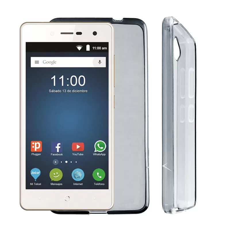 VOLTE-TEL SLIMCOLOR TPU ΘΗΚΗ ZTE BLADE L7 5.0in ΔΙΑΦΑΝΗ ΓΚΡΙ