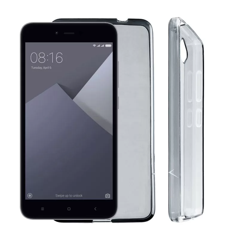 VOLTE-TEL SLIMCOLOR TPU ΘΗΚΗ XIAOMI REDMI NOTE 5A PRIME 5.5in ΔΙΑΦΑΝΗ ΓΚΡΙ