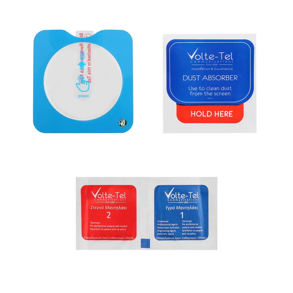 VOLTE-TEL TEMPERED GLASS GARMIN FORERUNNER 955 WATCH 1.3in 9H 0.30mm 2.5D EASY APPLICATION FULL GLUE FULL COVER TRANSPARENT - Image 3