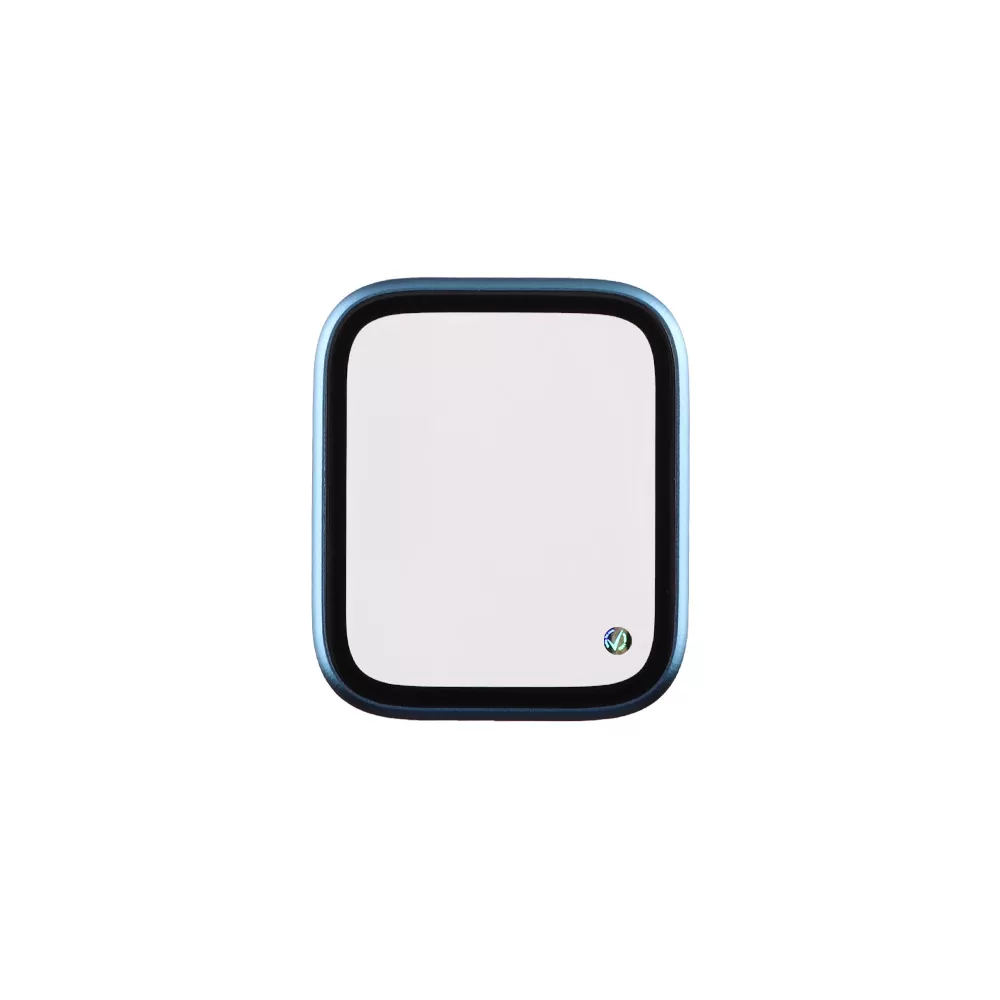 VOLTE-TEL ALUMINIUM TEMPERED GLASS APPLE WATCH 4/5/6/SE 40mm 3D CURVED 1.57in 0.30mm FULL COVER & INSTALLATION TOOL BLUE - Image 6