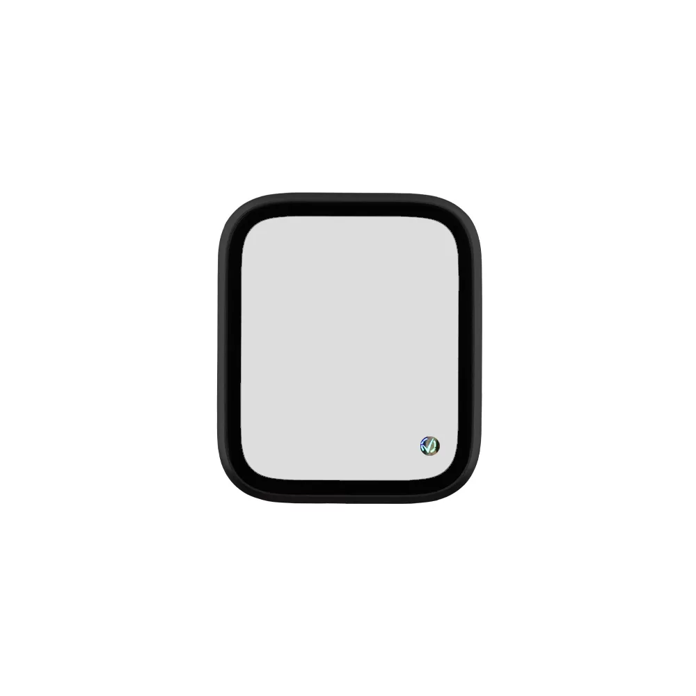 VOLTE-TEL ALUMINIUM TEMPERED GLASS APPLE WATCH 4/5/6/SE 44mm 3D CURVED 1.78in 0.30mm FULL COVER & INSTALLATION TOOL BLACK - Image 6