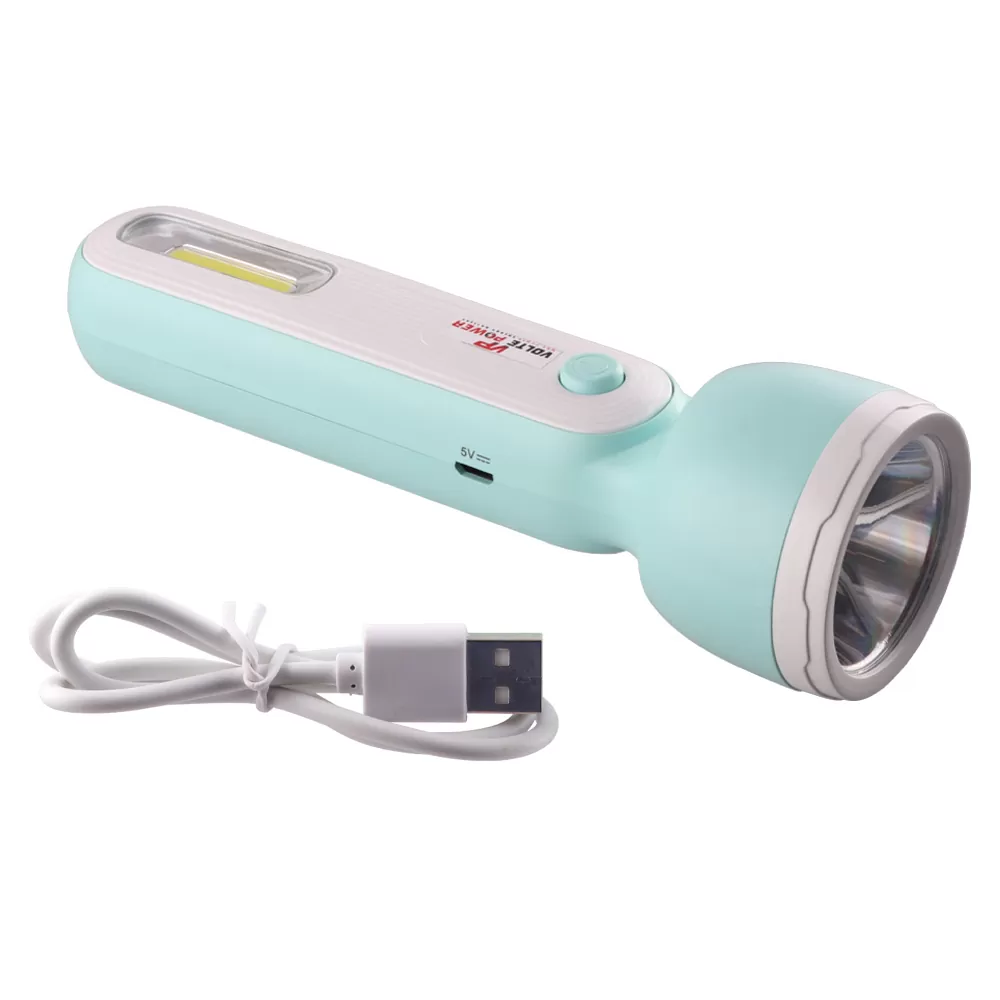 VOLTE POWER VP1831 ΦΑΚΟΣ ΧΕΙΡΟΣ 3W LED+1W COB 180 LUMENS ΚΑΟΥΤΣΟΥΚ ΜΕΝΤΑ - Image 4