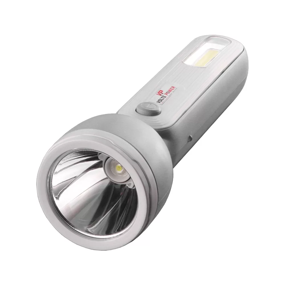 VOLTE POWER VP1831 ΦΑΚΟΣ ΧΕΙΡΟΣ 3W LED+1W COB 180 LUMENS ΓΚΡΙ - Image 5