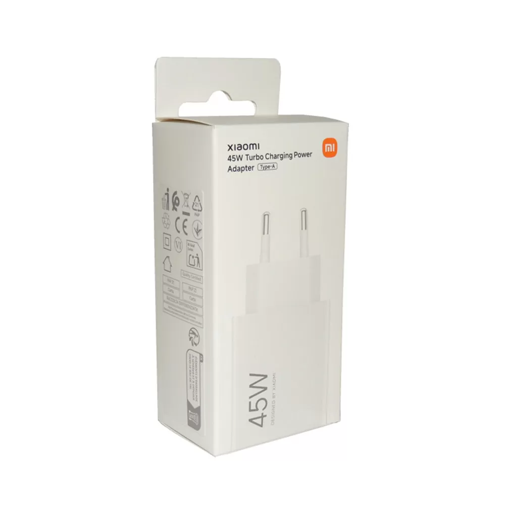 TRAVEL XIAOMI BHR07SLEU TURBO CHARGE USB A 5V/3A 11V/4.1A 45W WHITE PACKING OR - Image 2