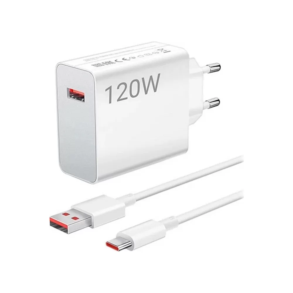 TRAVEL XIAOMI BHR9462EU HYPERCHARGE GAN USB A 5V/3A 9V/3A 11V/6A 20V/6A 120W + USB A TO TYPE C 6A WHITE PACKING OR - Image 3