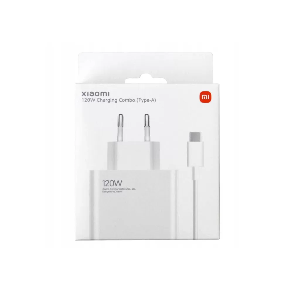 TRAVEL XIAOMI BHR9462EU HYPERCHARGE GAN USB A 5V/3A 9V/3A 11V/6A 20V/6A 120W + USB A TO TYPE C 6A WHITE PACKING OR - Image 2