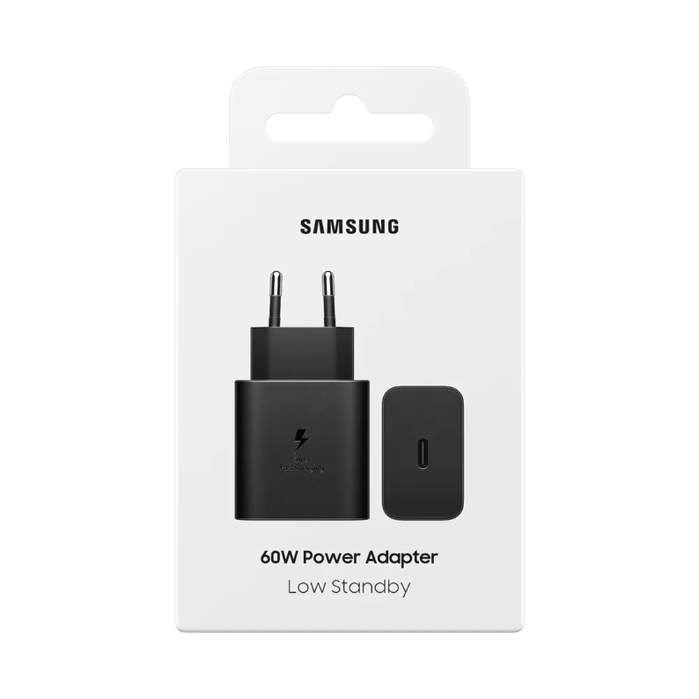 TRAVEL SAMSUNG EP-T6010NBE GAN PD 3.1 TYPE C 5V 3A/9V 3A/15V 3A/20V 3A 60W BLACK PACKING OR - Image 2