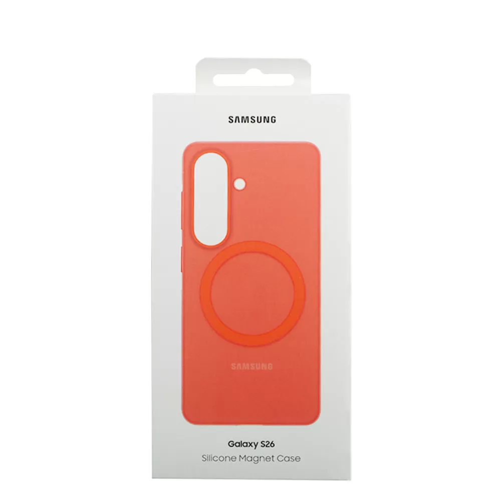 ΘΗΚΗ SAMSUNG S26 5G S942 SILICONE MAGNET COVER EF-ES942COEGWW CORAL RED PACKING OR - Image 2
