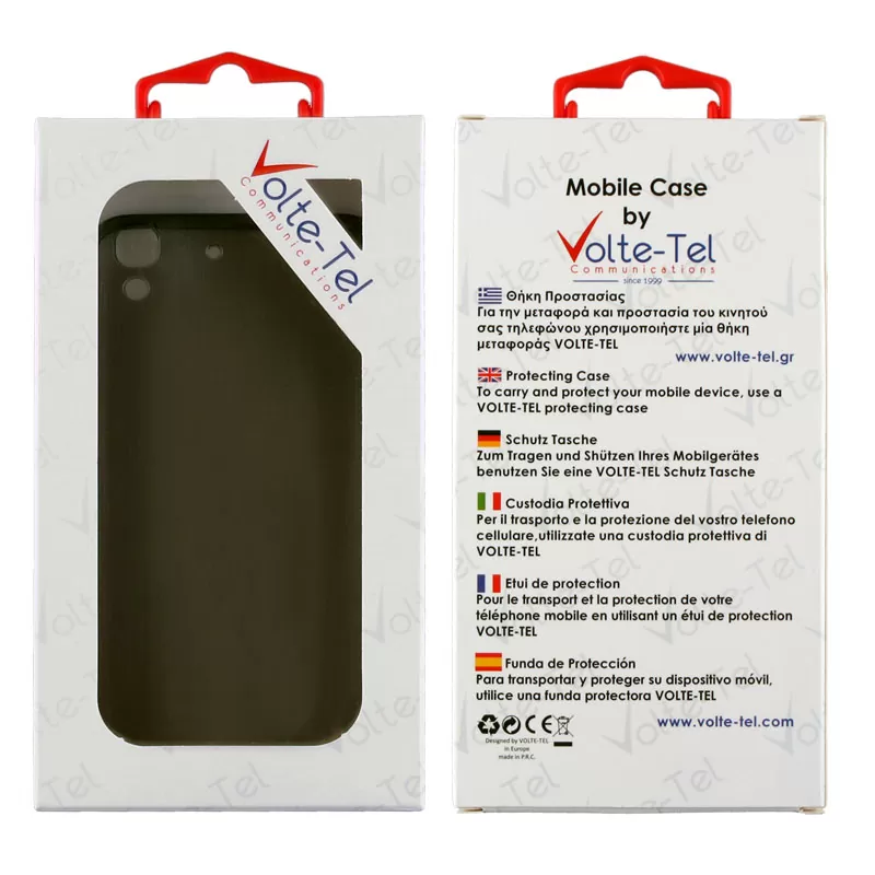VOLTE-TEL ΘΗΚΗ SAMSUNG S6 EDGE PLUS G928 SLIMCOLOR TPU ΔΙΑΦΑΝΗ ΓΚΡΙ - Image 2
