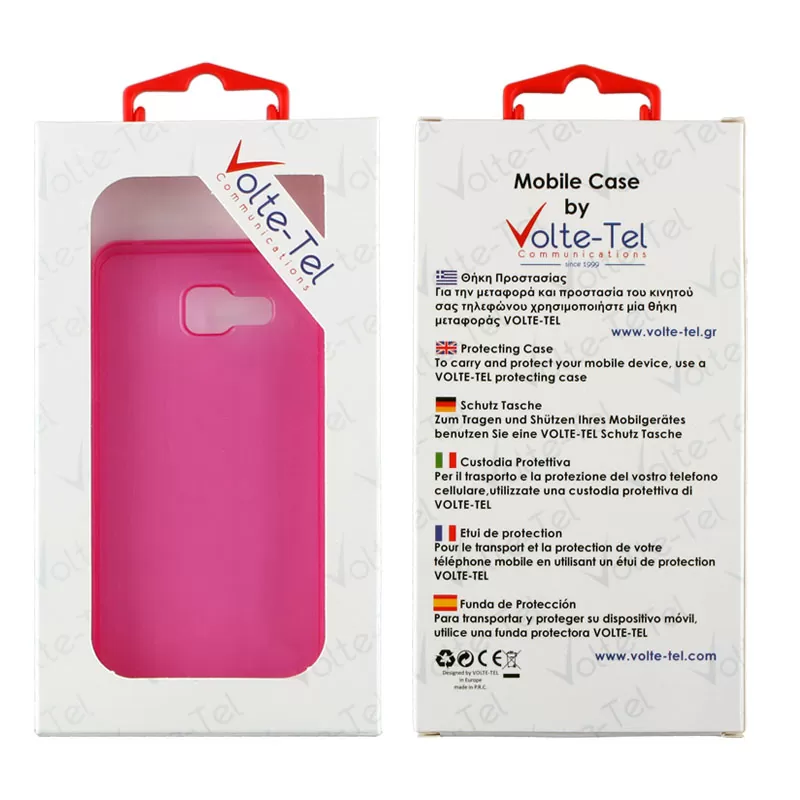 VOLTE-TEL ΘΗΚΗ MICROSOFT LUMIA 950 SLIMCOLOR TPU ΔΙΑΦΑΝΗ ΡΟΖ - Image 2