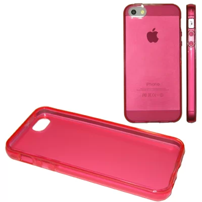 VOLTE-TEL SLIMCOLOR TPU ΘΗΚΗ IPHONE SE/5/5S ΔΙΑΦΑΝΗ ΚΟΡΑΛΙ - Image 3