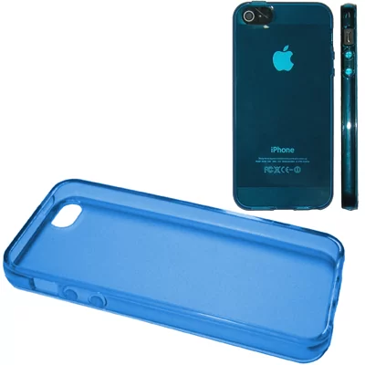 VOLTE-TEL SLIMCOLOR TPU ΘΗΚΗ IPHONE SE/5/5S ΔΙΑΦΑΝΗ ΜΠΛΕ - Image 3