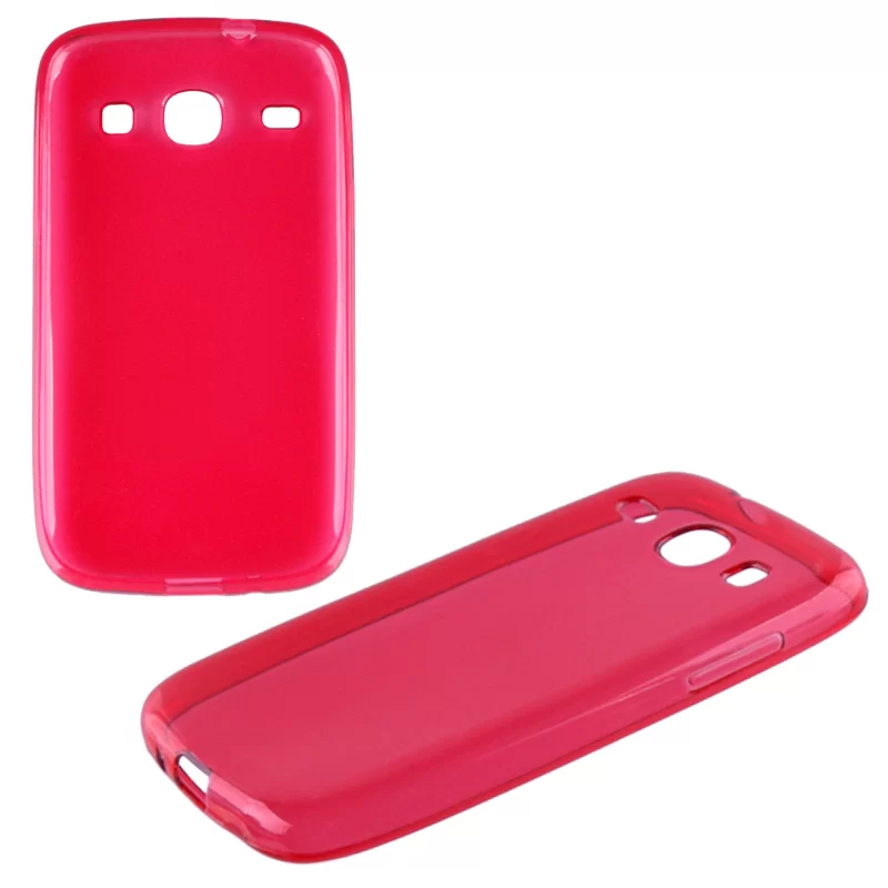 VOLTE-TEL SLIMCOLOR TPU ΘΗΚΗ SAMSUNG CORE I8260 ΔΙΑΦΑΝΗ ΚΟΚΚΙΝΗ - Image 2