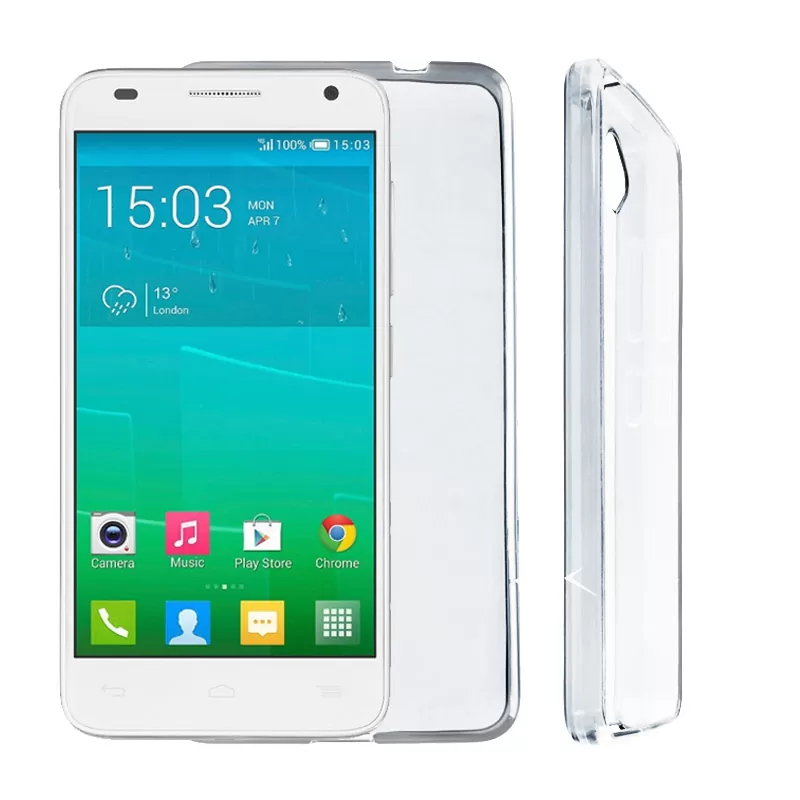 VOLTE-TEL SLIMCOLOR TPU ΘΗΚΗ ALCATEL SLIMCOLOR TPU IDOL 2 MINI 6036Y ΔΙΑΦΑΝΗ