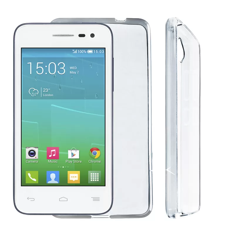 VOLTE-TEL SLIMCOLOR TPU ΘΗΚΗ ALCATEL SLIMCOLOR TPU POP S3 5050Y ΔΙΑΦΑΝΗ