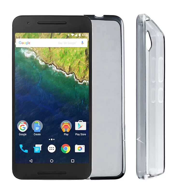 VOLTE-TEL SLIMCOLOR TPU ΘΗΚΗ HUAWEI NEXUS 6P ΔΙΑΦΑΝΗ ΓΚΡΙ