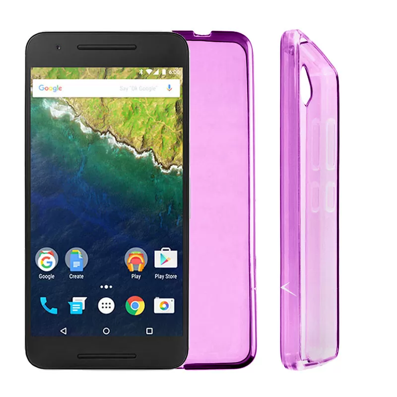 VOLTE-TEL SLIMCOLOR TPU ΘΗΚΗ HUAWEI NEXUS 6P ΔΙΑΦΑΝΗ ΡΟΖ