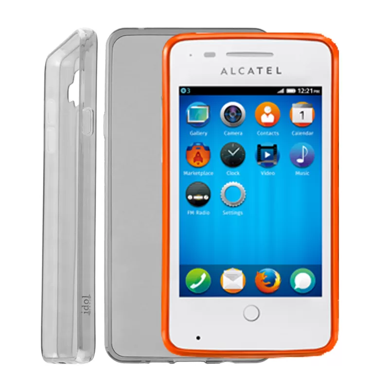 IDOL 1991 ULTRA THIN TPU ΘΗΚΗ ALCATEL FIRE 4012A 0.3mm ΔΙΑΦΑΝΗ ΓΚΡΙ