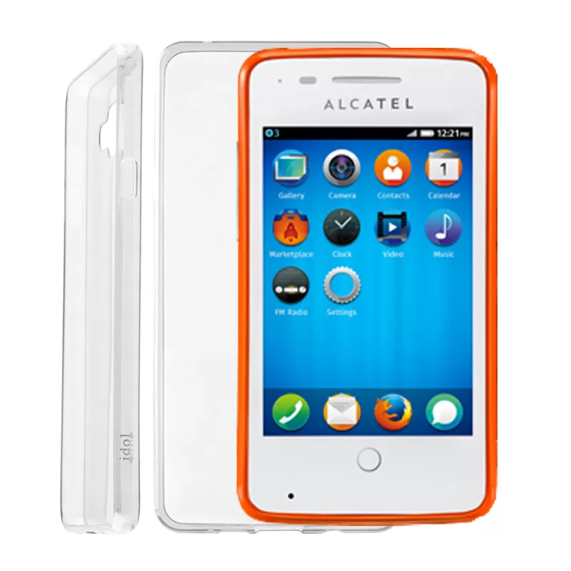IDOL 1991 ULTRA THIN TPU ΘΗΚΗ ALCATEL FIRE 4012A 0.3mm ΔΙΑΦΑΝΗ