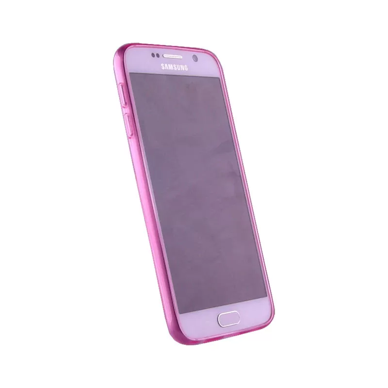 IDOL 1991 ΘΗΚΗ SAMSUNG S6 G920 ULTRA THIN TPU 0.3mm ΔΙΑΦΑΝΗ ΡΟΖ
